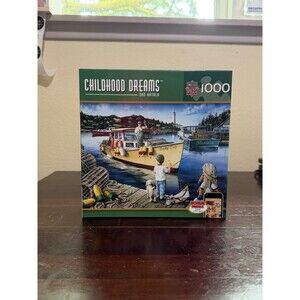 Master Pieces Childhood Dreams Lucky Day Boat 1000 Piece Puzzle - Complete